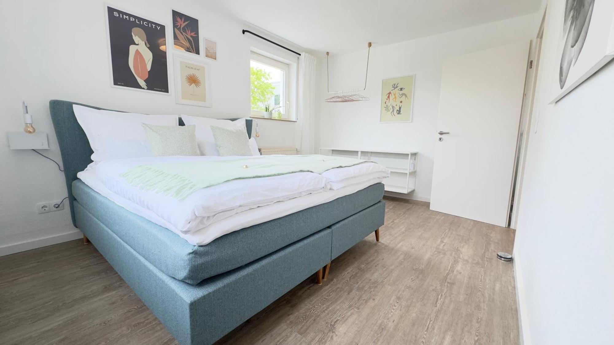 Fewo Am Park - 4P, Boxspringbett, Balkon, Smarttv, Gesundbrunnen, Familienfreundlich Halle  Exteriér fotografie