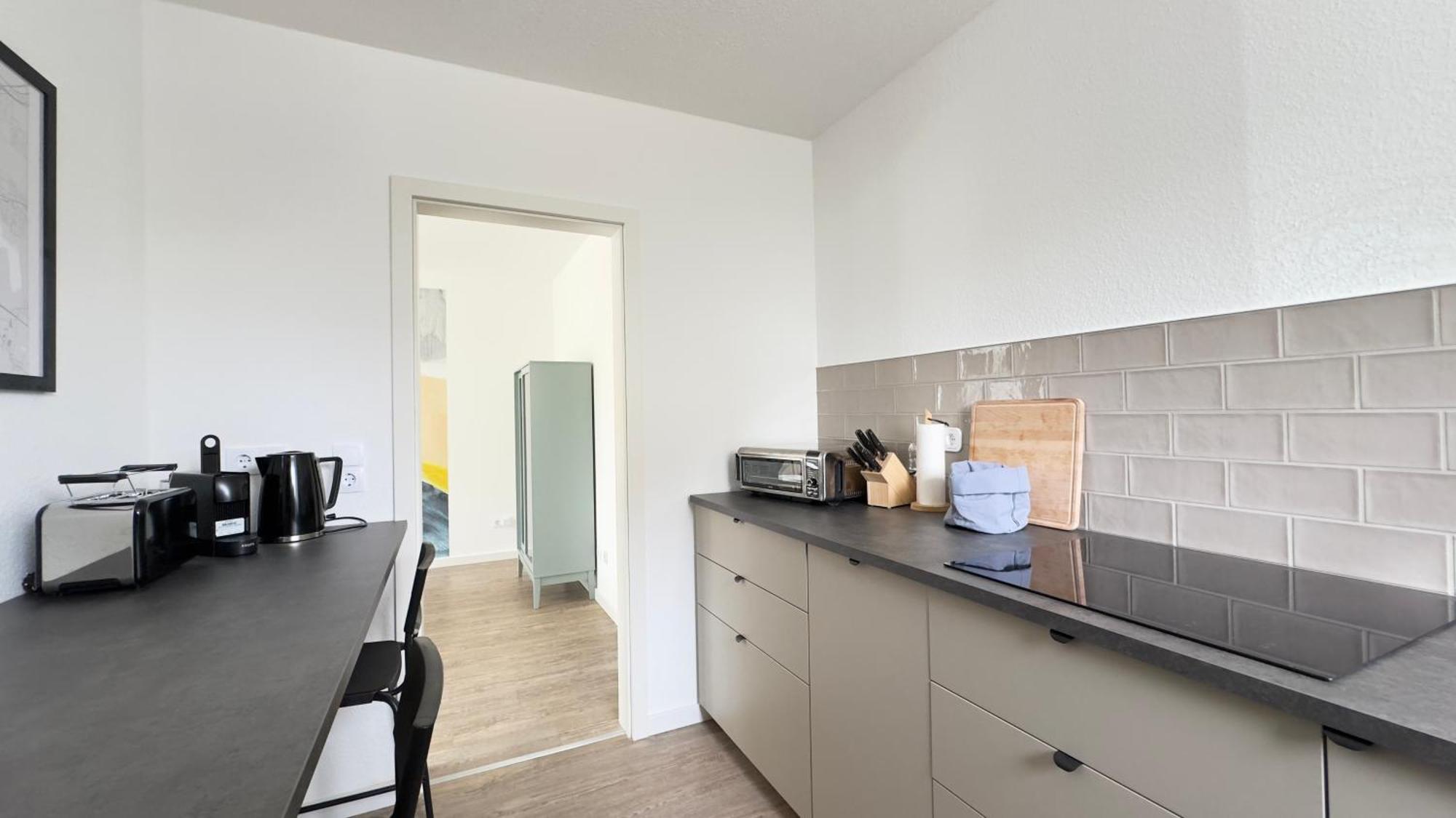 Fewo Am Park - 4P, Boxspringbett, Balkon, Smarttv, Gesundbrunnen, Familienfreundlich Halle  Exteriér fotografie