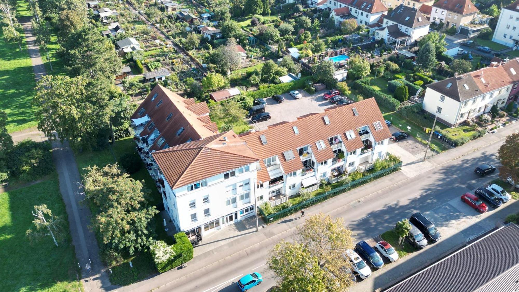Fewo Am Park - 4P, Boxspringbett, Balkon, Smarttv, Gesundbrunnen, Familienfreundlich Halle  Exteriér fotografie